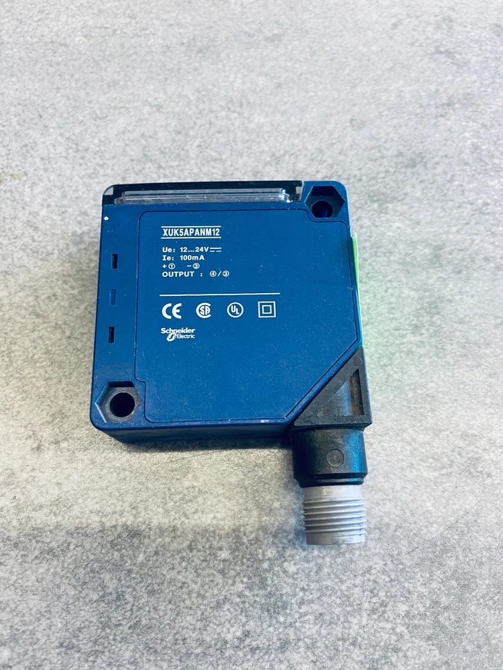 Photoelectric Sensor XUK5APANM12 Sn=1m PNP 12-24V DC M12 4 Pole 1pc - Image 2 of 3