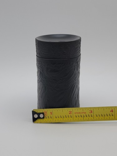 Bote ovalado en relieve de porcelana negra Bjorn Wiinblad Rosenthal Studio Line - Imagen 15 de 15