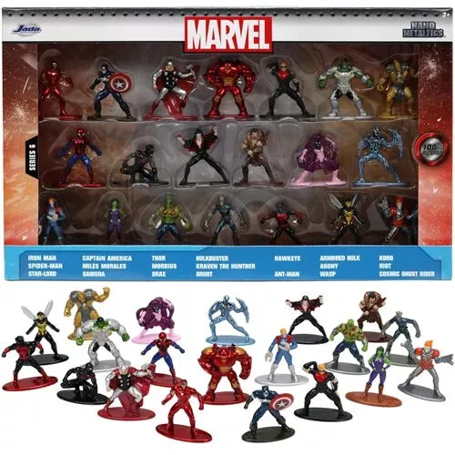 Jada Marvel 20 Piece Set Wave 6 Nano Metalfigs Metal Mini