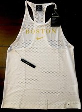 NUEVO RARO Mujer Nike Pro Elite Aeroswift Boston Marathon Singlet LANZAMIENTO LIMITADO