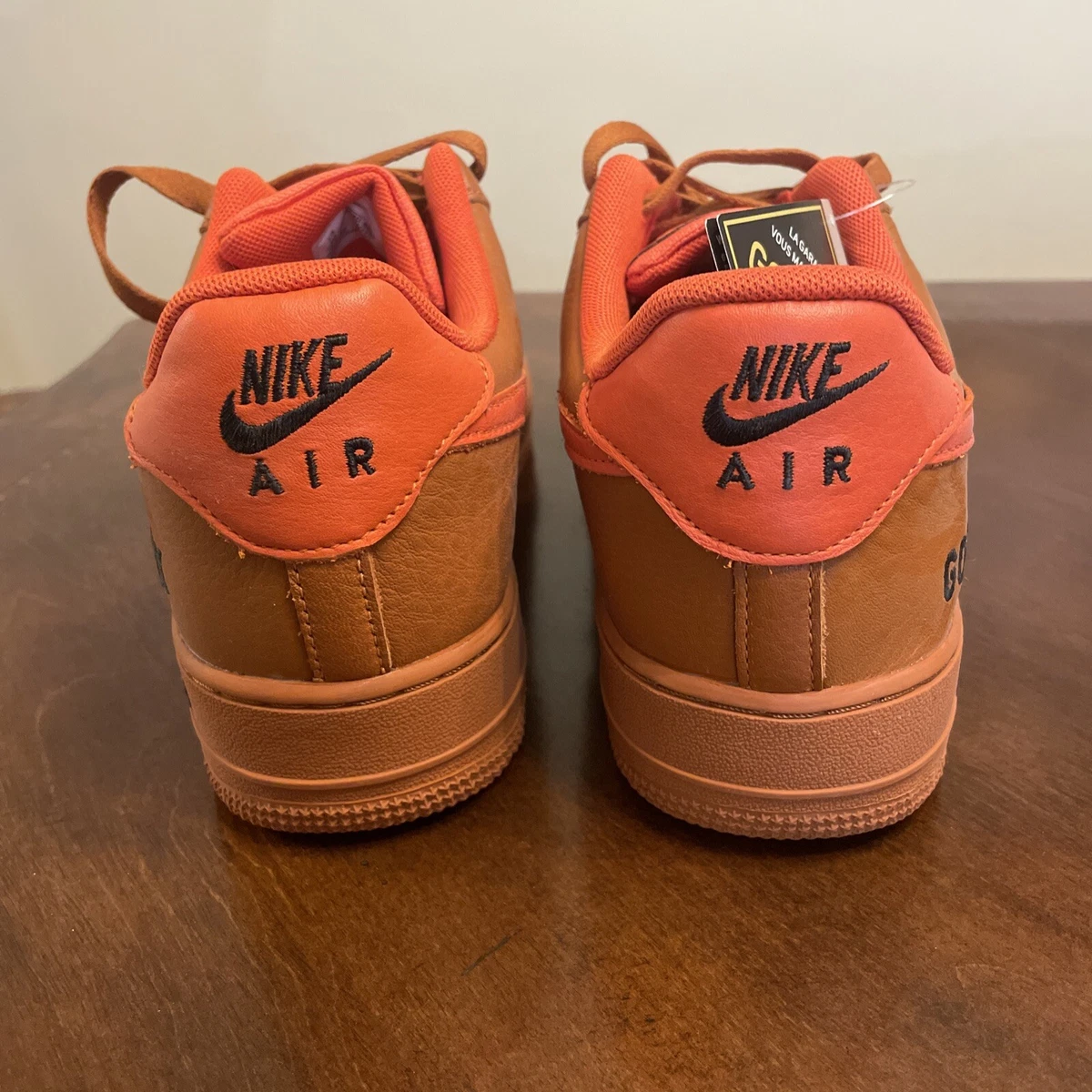 New Nike Air Force 1 GTX Gore-Tex Desert Orange Men's Sz 10