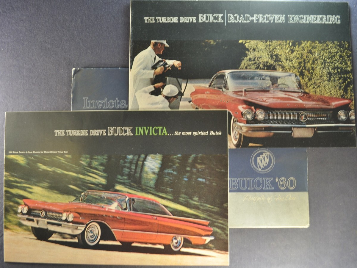 1960 Buick Invicta Large Portfolio Convertible Wagon Nice Original