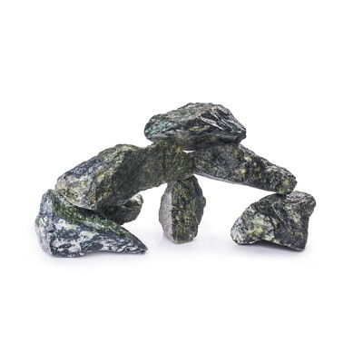 Fish Tank Stone Aquarium Rock Decoration Natural Ideal for Malawi GREEN ...