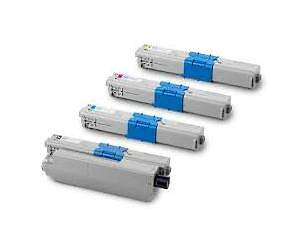 KIT 4 Toner Compatibili Per Oki C300 C310 C330 C331 C510 C511 C530 C531 C330 MC3