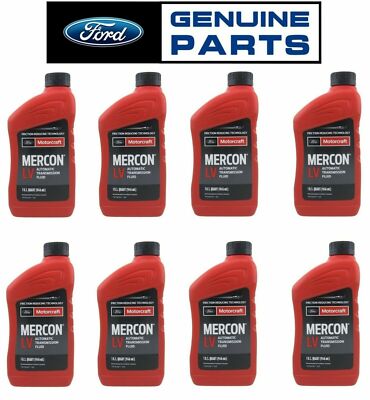 NEW Set of 8 Quarts Automatic Transmission Fluids Mercon-LV Genuine For ...