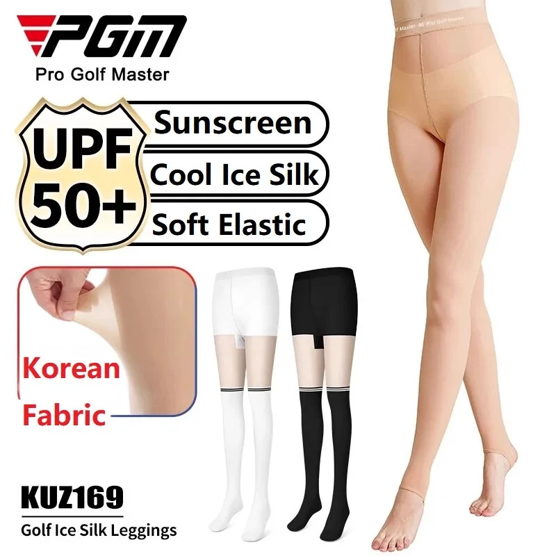 Ladies Golf Socks Patchwork Sun Protection Breathable Anti Hook Pants
