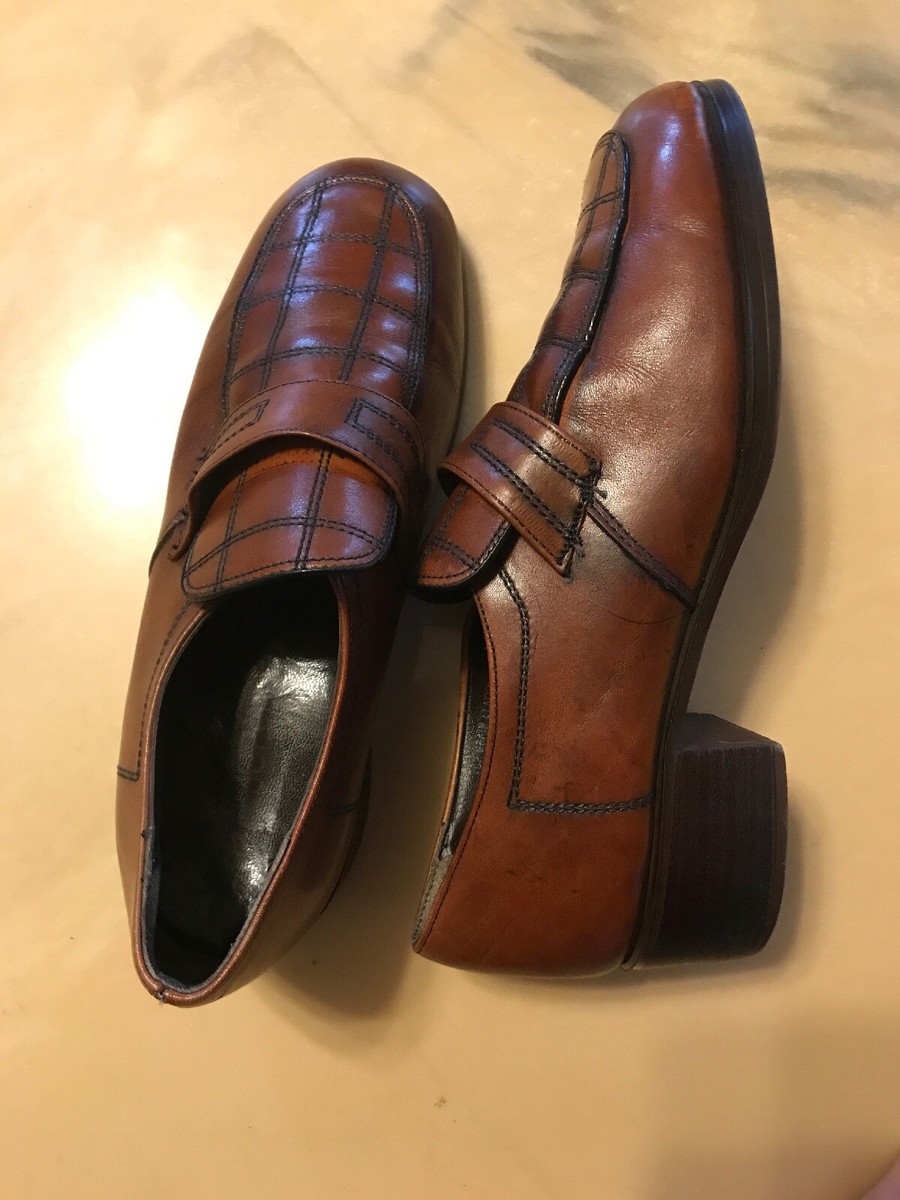 Mens Size 10 D Brown Dress Shoes Slip On | eBay display picture 1