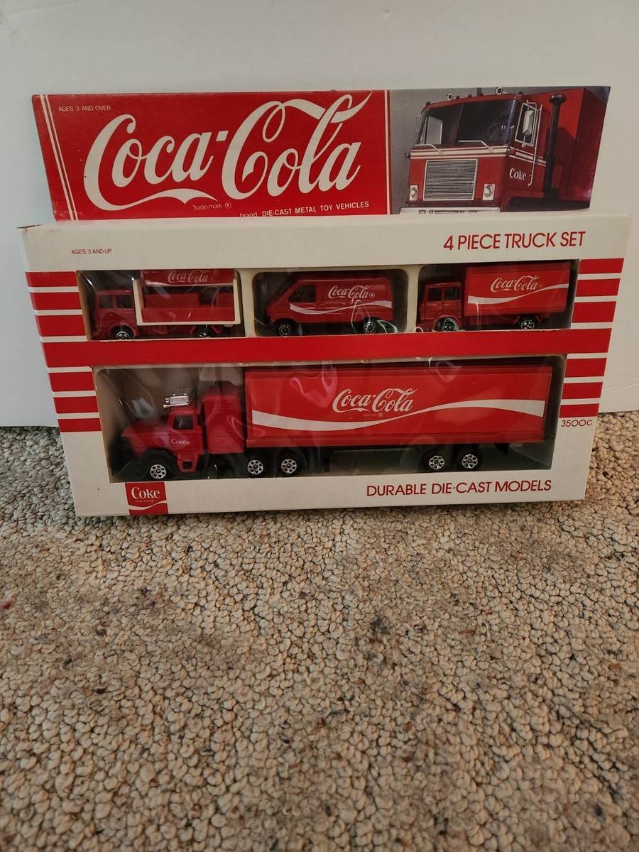 コカコーラ ダイキャストメタル 4PIECE TRUCK SET コカコーラ ダイキャストメタル 4PIECE TRUCK SET