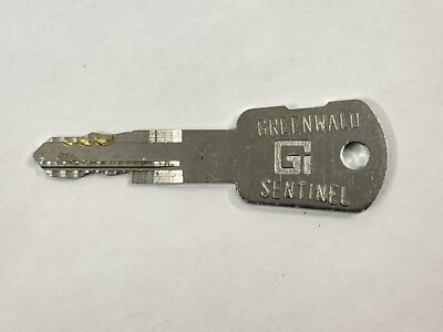 GI GREENWALD SENTINEL SD4 KEY  Vending Laundry Machine cabinet coin box