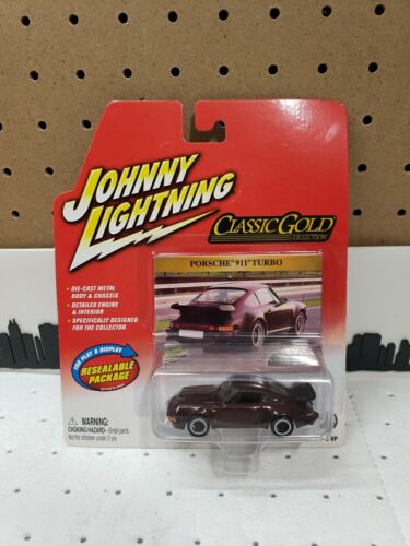 Johnny Lightning Porsche 911 Turbo Classic Gold Collection In Root Beer Brown... - Foto 1 di 3