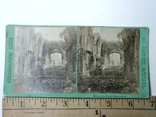 Glastonbury England St. Joseph's Chapel Stereoview Antique c1870 Y19050