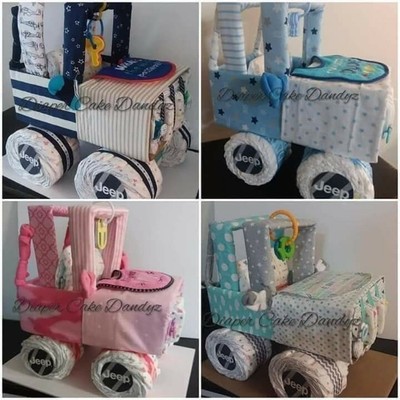 jeep diaper cake