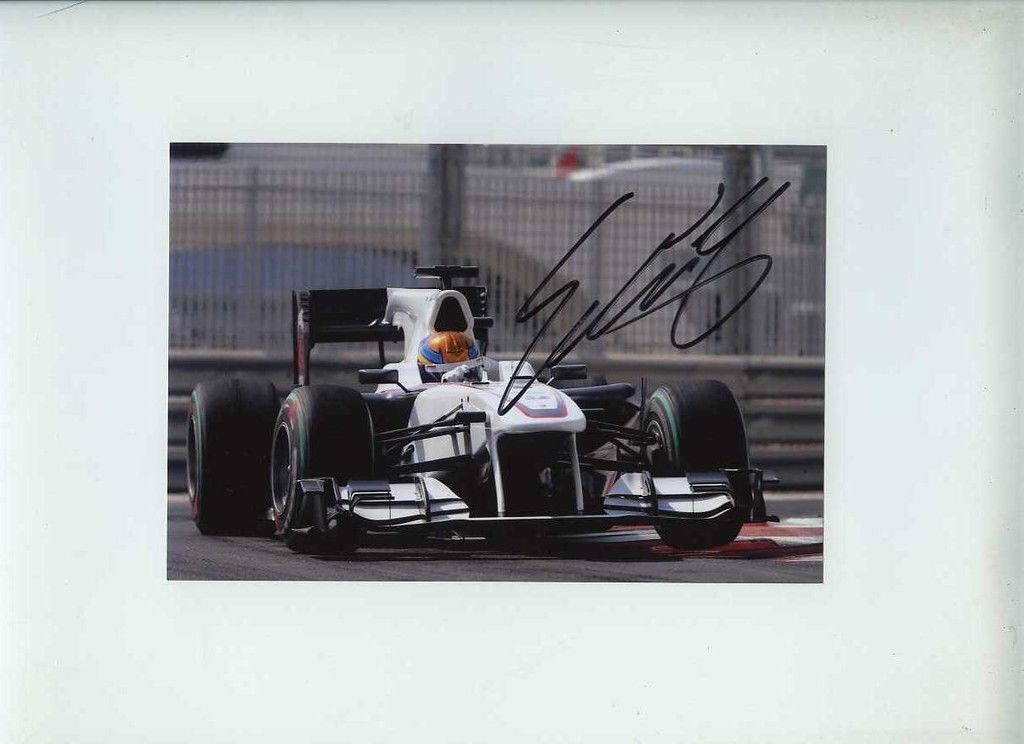 Esteban Gutierrez Sauber C29 F1 Signed 70% OFF Outlet 4 Testing A surprise price is realized Photograph 2010