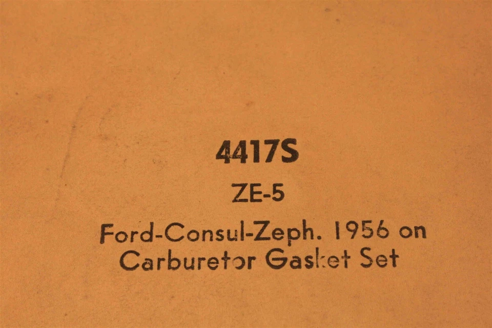 Juego de juntas de carburador para ZENITH 34VN en Ford Consul MKII 1956-1958 NOS Foto 2 de 4