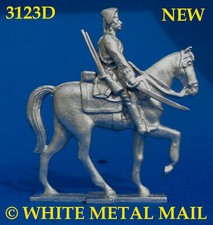 3123D/3124D/3125D ? 40mm Dragoon Trooper, Officer and Drummer (bonnet de police)