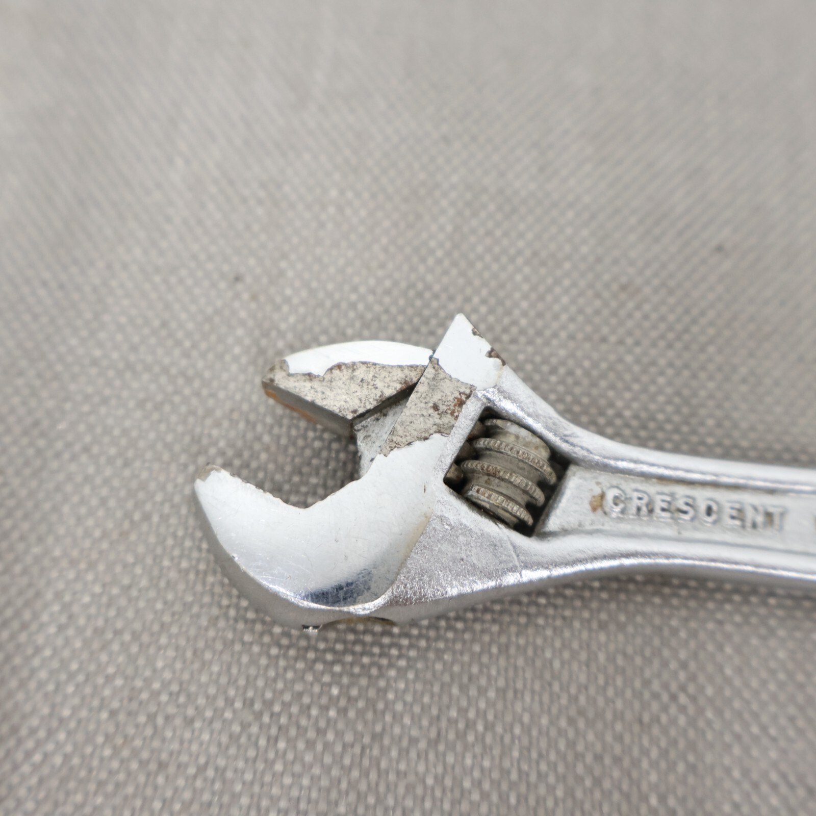 Vintage Crescent Crestoloy Steel 4 Inch Adjustable Wrench Made in