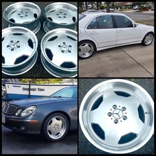 Mercedes Monoblock 17 Inch Rims Wheels Set4 New 178 179 E320 E300 E500 E Amg