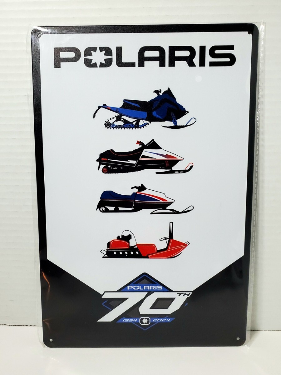Polaris SEASON / 光と影 サイン入り NEW Polaris 70th Anniversary Snowmobile Metal Sign 8x12 | eBay