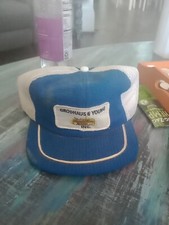 Vintage Grodhaus & Young Inc. Trucker SnapBack Denim USA Made M-L 7'1/8 7'5/8
