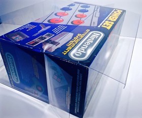 1 Console Box Protector For NES POWER SET Clear Custom Nintendo Display Boxes