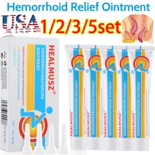 1-5 HEALMUSZ Hemorrhoid Ointment for Relief of Pain Swelling,Discomfort,Itching