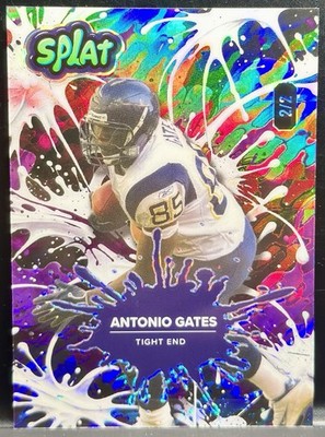 2025 Wild Card Splat   Antonio Gates 2/2 Super Short Print SSP   Tight End