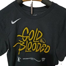 Nike "The Nike Tee" Golden State Warriors Men's T-Shirt Black NBA Size Small