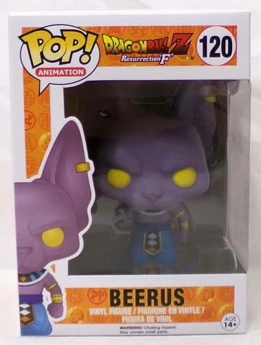 Funko Pop! 120 Beerus Dragon Ball Z Resurrection F Vinyl Figure
