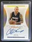 2014-15 Panini Flawless Chris Andersen Association Auto Autograph Gold #/10 Heat