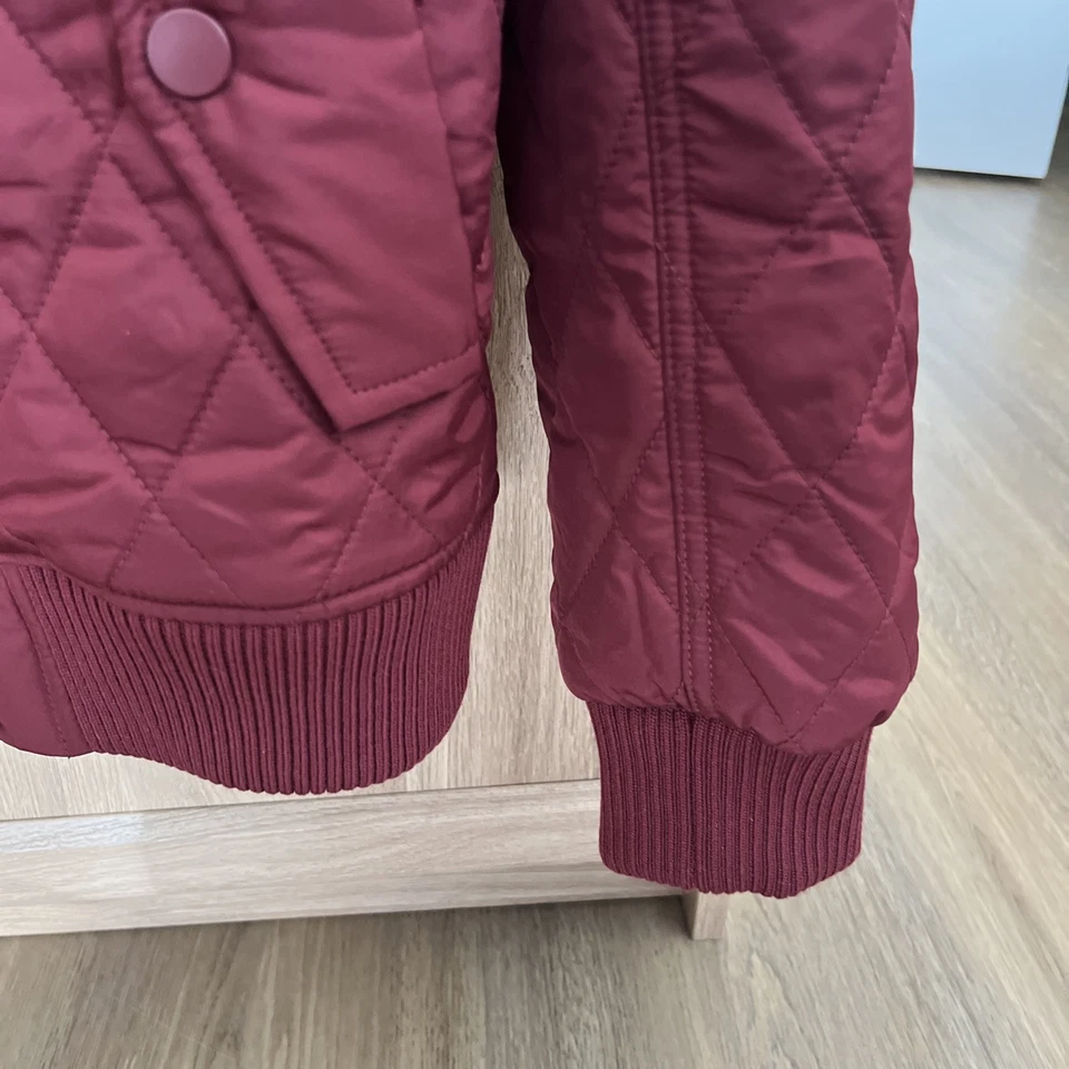 Urban Classics Bomberjacke Jacke Übergangsjacke Windjacke burgundy, Größe L - Bild 3 von 4