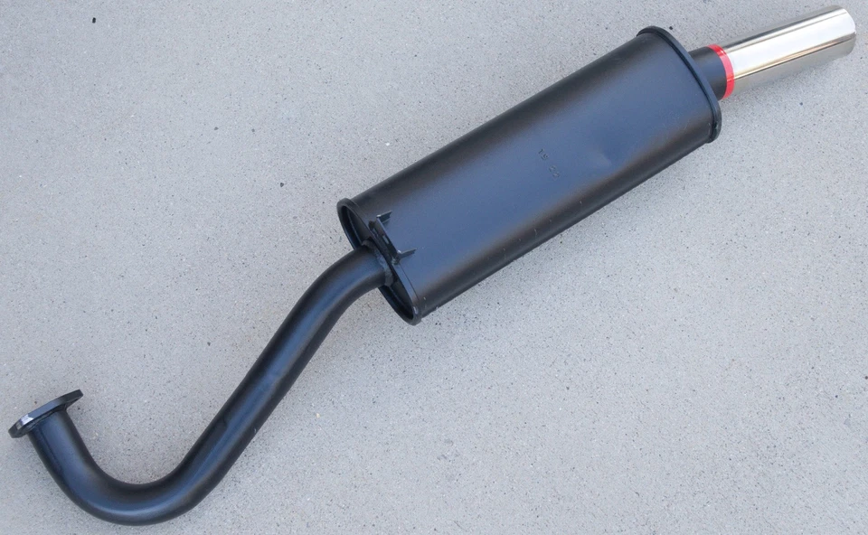 NUEVO ANSA Italia silenciador escape punta cromada para Alfa Romeo Spider 2.0 1986-1993 Foto 2 de 3