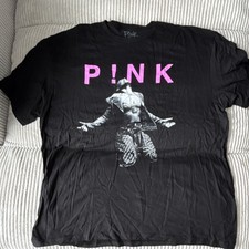 Pink 2023 Tour Black XL T-Shirt 100% Cotton Ceremony of Roses