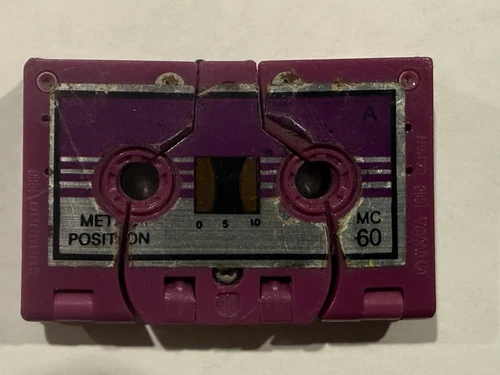 Vintage G1 Transformers Decepticon Mini Cassettes - Ratbat