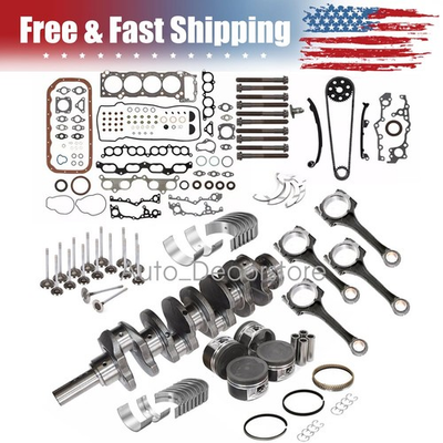#ad 2RZ FE Engine Rebuild Overhaul Kit for 95 04 Toyota Tacoma 2.4L Crankshaft Rods $350.00
