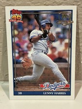 1991 Topps Operation Desert Shield #453 Lenny Harris LA Dodgers NRMT H