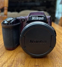 Nikon COOLPIX L840 16.0MP Digital Point And Shoot Camera 38x Zoom FHD NO FLASH!