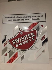 Swisher Sweets Sign Old Stock,  man cave advertising 22"x20"