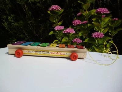 5 ⚜ Xylophone En Bois Fisher Price Toys Vintage Authentique Année 1964 Réf: 870 - Photo 1/3