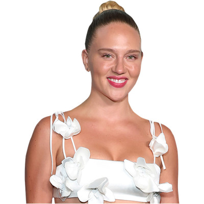 Kat Cunning (roter Rock) Half Body Buddy Cutout