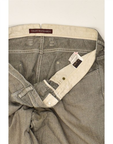 TRUSSARDI Mens Tapered Jeans W36 L31 Grey Cotton AU09 - 第 4/4 張圖片