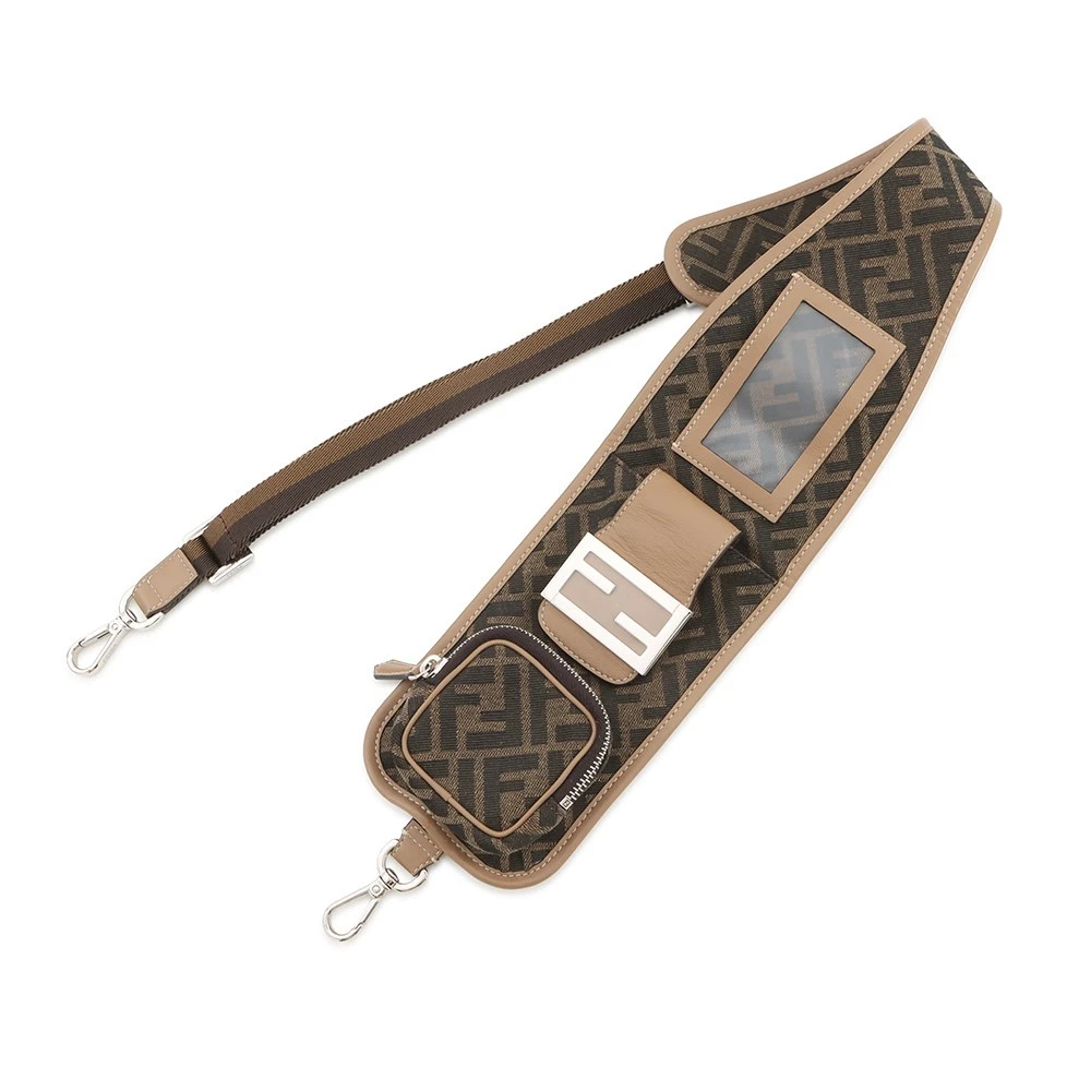 Fendi — FENDI Strap you Canvas/Leather Brown 8AV417