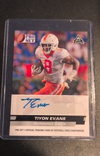 2022 Leaf Pro Set Draft - Autographs Tiyon Evans #PSA-TE1 (AU, RC)