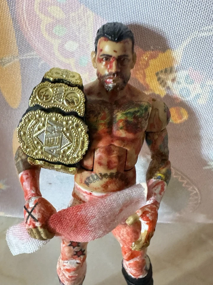 WWE AEW CM Punk “Brawl Out” Personalizado Foto 4 de 4