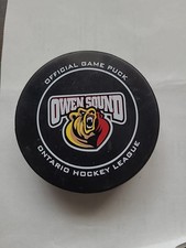 OHL Owen Sound Attack Official Game Puck Pro-Flex Made in Canada