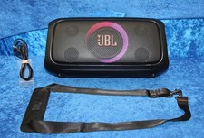 JBL PartyBox On-The-Go Bluetooth Wireless Speaker Splashproof Black 50Hz - 20kHz