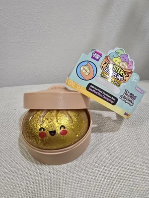 Goldener Glitzer Stofftier Brötchen der SUPER Selten Mystery Knödel VERSAND Heute Viral - Bild 1 von 4