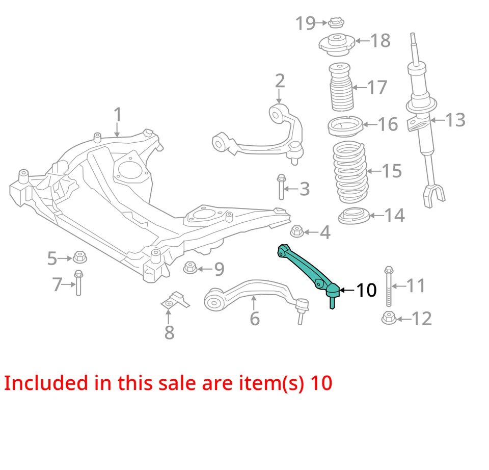 Brazo de control inferior trasero izquierdo conductor BMW RWD OE ⚡️ Se adapta a BMW 535I 2011-2019 Foto 4 de 4