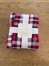 Soma Red Plaid SMALL Packaged Long Sleeve Pant Pajama Set Sleep NWT!!