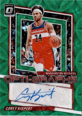 2023-24 Donruss Optic - Opti-Graphs #OG-KPT Corey Kispert Green