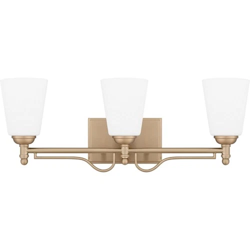 Bronze Gold Three Light Bath from the Esther Collection - Picture 2 of 5